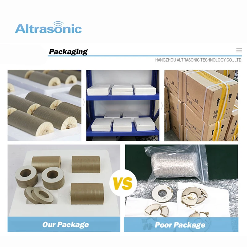 altrasonic piezoceramics packaging
